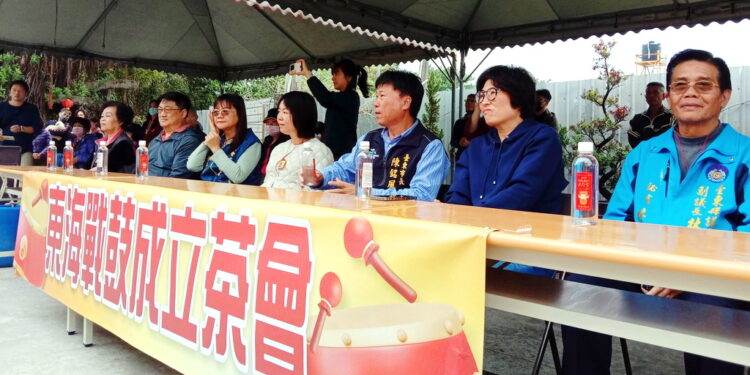 ▲東海龍門天聖宮為成立『東海戰鼓』廣邀台東各界共同前來見證成立過程。(圖/東海龍門天聖宮 提供)