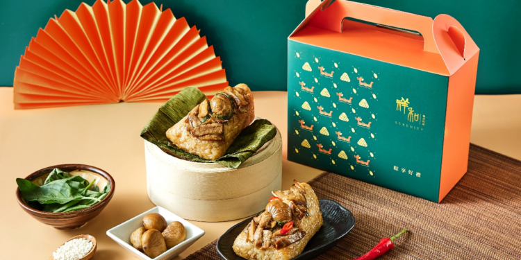 粽享好礼!祥和蔬食首推出端午限定素粽設計礼盒