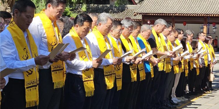 出席黄帝祭拜典礼 周锡玮鼓励两岸多开放交流降敌意