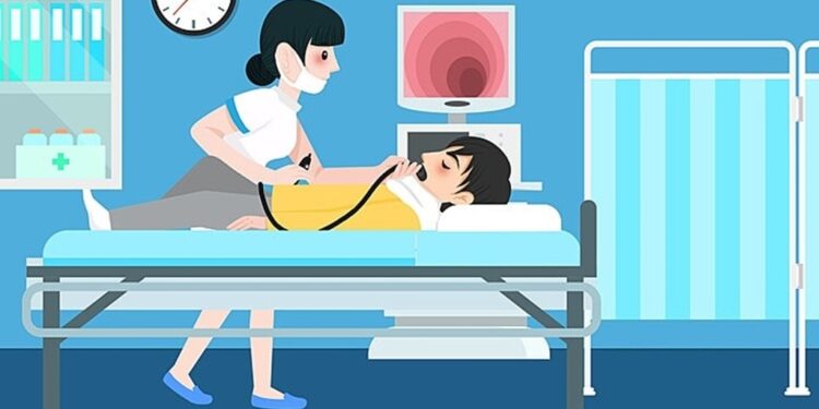 若有上消化道不适症状或胃癌高风险族群,则须经医师评估后进行侵入式之胃镜检查(图片本报编辑组提供)