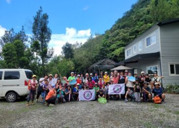 26日『知本乐山绿廊道健行活动』在台东知本温泉村盛大举行