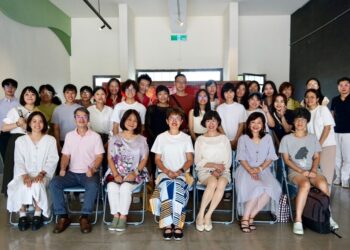 国立台东大学儿童文学研究所《边界之诗》师生联展开幕茶会大合照