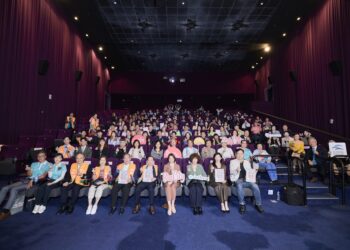 肝病防治学术基金会成立30周年特地发起『传递慈善领导力运动』到全台各地，16日首站到Big City远东巨城购物中心