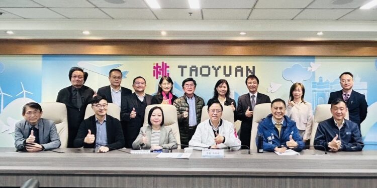 中华民国物流协会(TALM)、台湾国际物流暨供应链协会(TILSCA)、台湾冷链协会(TCCA)组成『3T物流联盟』联合拜访桃园市府张善政市长