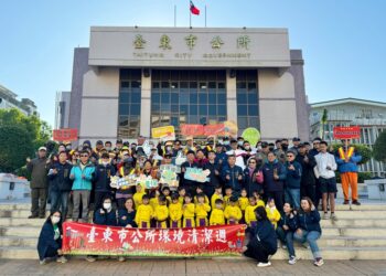 台东市公所举办环境清洁周启动活动 共创洁净春节氛围
