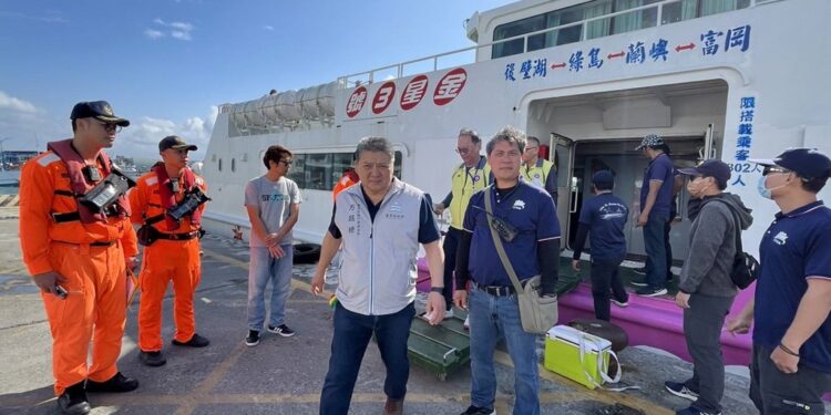 台东县府服务乡亲返家过年 农历年前夕兰屿春节返乡专船今启动