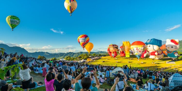 台湾国际热气球嘉年华照片