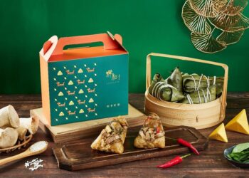 【祥和蔬食】端午限定美味素粽礼盒。(图片来源：祥和蔬食提供)