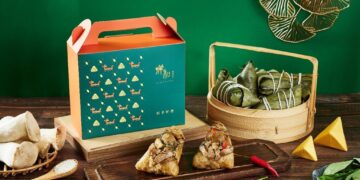 【祥和蔬食】端午限定美味素粽礼盒。(图片来源:祥和蔬食提供)